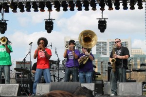 Boss Street Brass Band at the 2013 Urban Music Festival. 